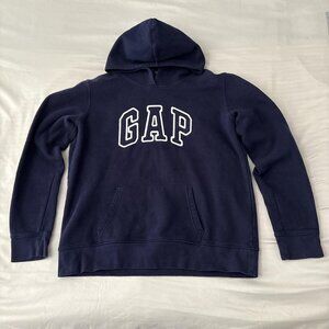 GAP Navy Blue Hoodie with Embroidered Logo